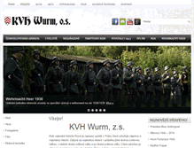 Tablet Screenshot of kvhwurm.cz
